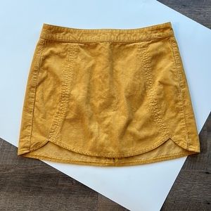 PACSUN mustard yellow skirt